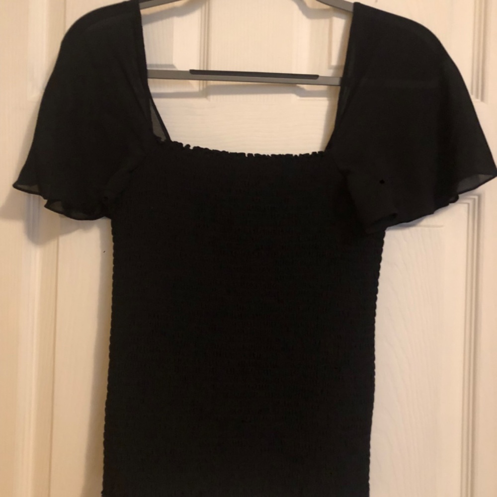 Theory Smocked Top - Picture 2 of 4